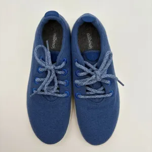 NIB NWT Men's Size 9 Allbirds Tuke River Blue Wool Runner Walking  Shoes.