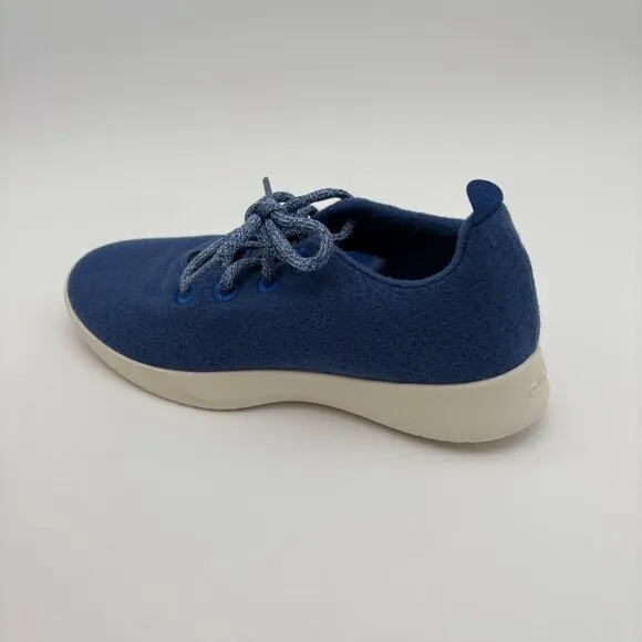 NIB NWT Men's Size 9 Allbirds Tuke River Blue Wool Runner Walking  Shoes.