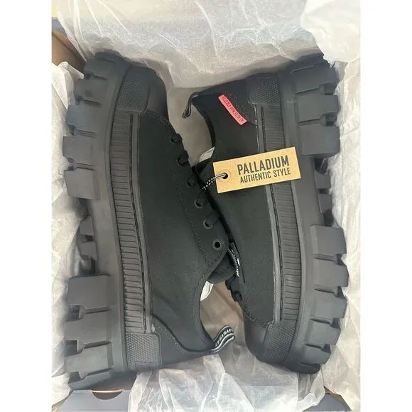 NIB PALLADIUM REVOLT LO TX PLATFORM SNEAKERS - 8.5