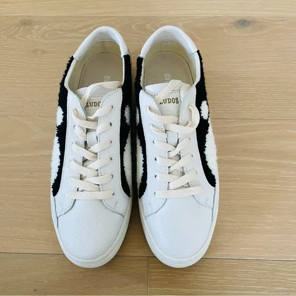 NIB Soludos Yin Yang Platform Sneaker White/Black size 5.5