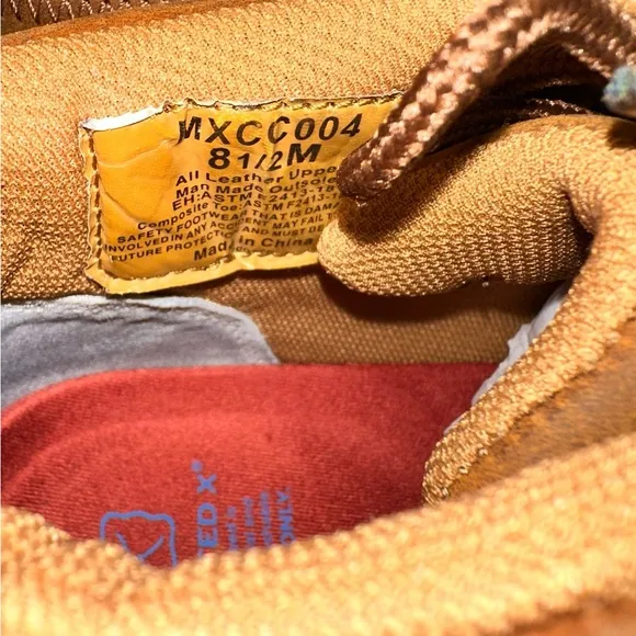 NIB Twisted X Men's Work Leather Lace-up Composite Toe Boot- 8.5 M. MSRP $170.