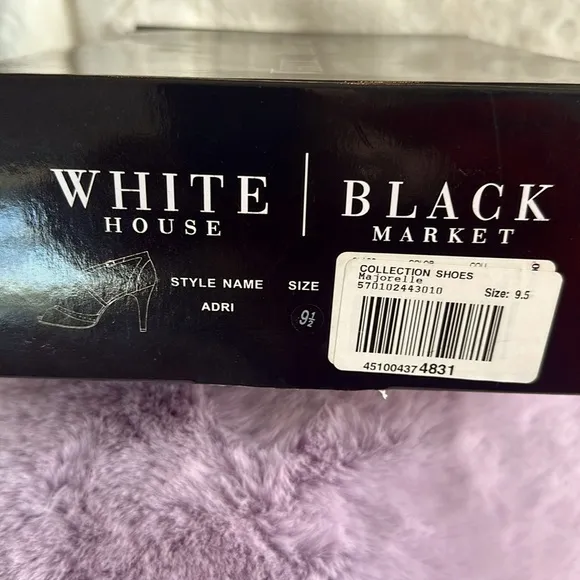 NIB WHBM ADRI Majorelle Peep-Toe Sandals