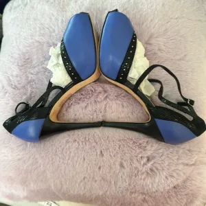 NIB WHBM ADRI Majorelle Peep-Toe Sandals