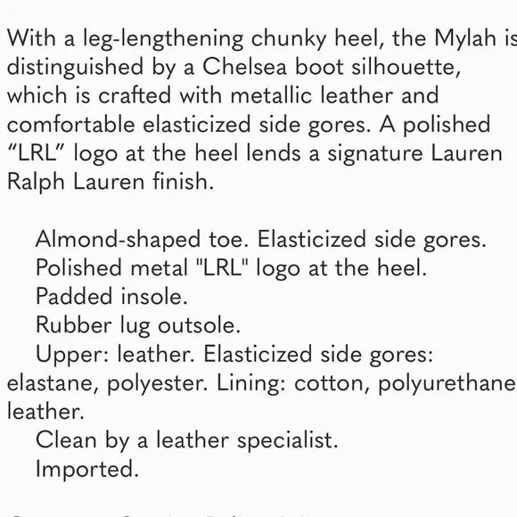 NIB Lauren Ralph Lauren Boots(size 9.5)