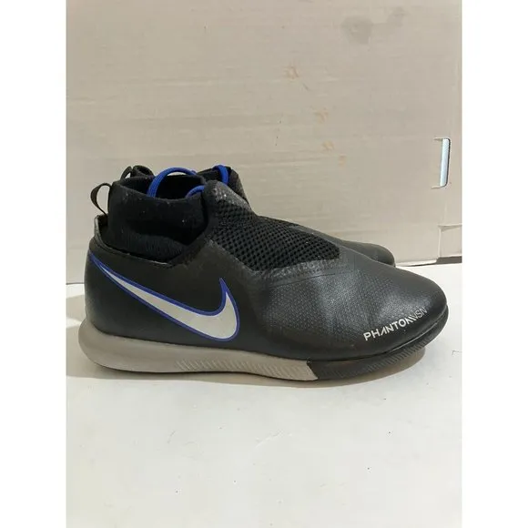 Nike A03290-004 Phantom VSN Academy DF FG Youth Size 3.5Y Black Soccer Shoes