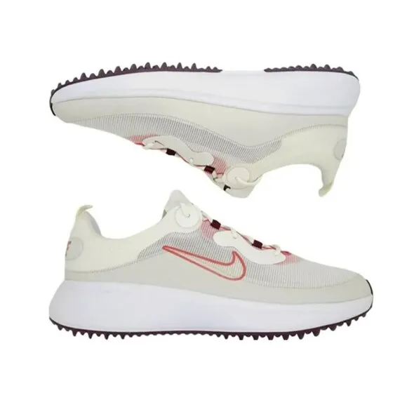 🤩Nike Ace Summerlite Spikeless  Womens Golf Shoes Size 8 Beige Red DA4117-100