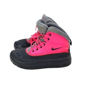 Nike ACG Boots Size 5 Youth Shoes 524876-600 Pink Black Gray Leather