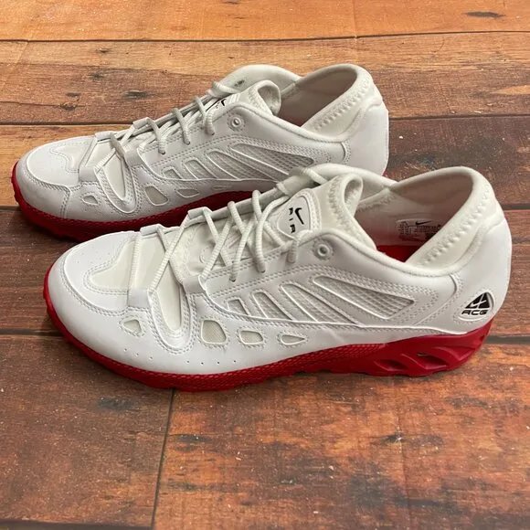Nike ACG Men's Air Exploraid &quot;White/Red&quot; All Conditions Running Shoes