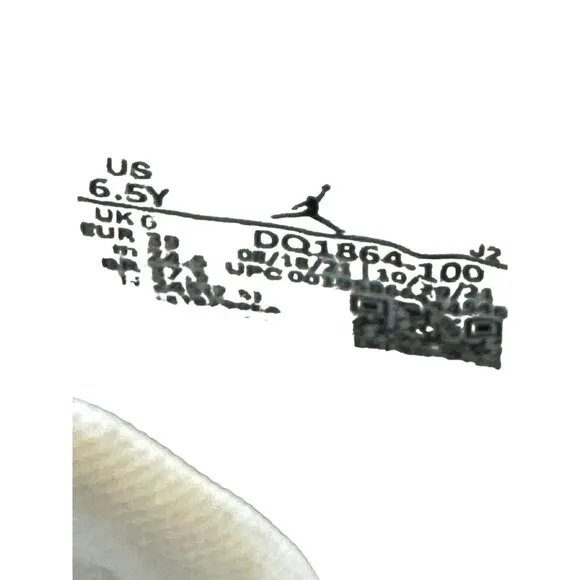 Nike Air boys 1 mid schematic shoe/high top white sneakers DQ1864100US AUTHENTIC