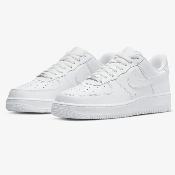 Nike Air Force 1 '07 Unisex Shoes White Size Men's 8 Women's 9.5