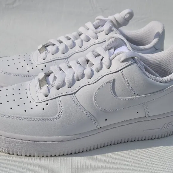Nike Air Force 1 '07 Unisex Shoes White Size Men's 8 Women's 9.5