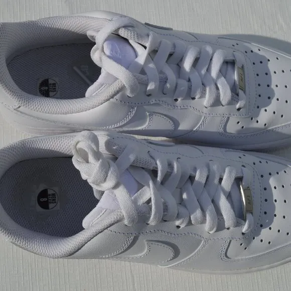 Nike Air Force 1 '07 Unisex Shoes White Size Men's 8 Women's 9.5