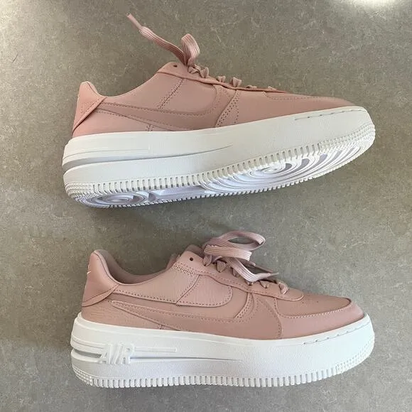 Nike Air Force 1 AF1 Platform PLT.AF.ORM Sneakers Pink Oxford Light Soft Pink