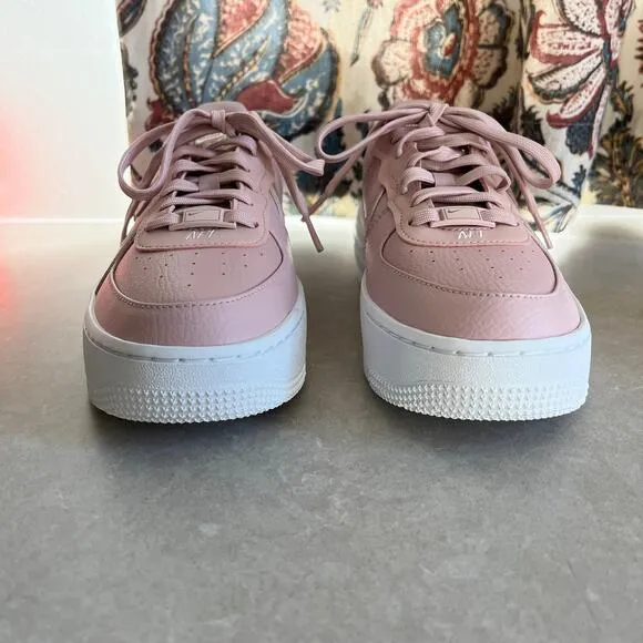Nike Air Force 1 AF1 Platform PLT.AF.ORM Sneakers Pink Oxford Light Soft Pink
