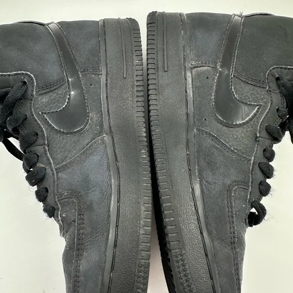 Nike Air Force 1 High Top Triple Black Sneakers