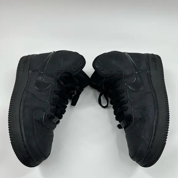 Nike Air Force 1 High Top Triple Black Sneakers