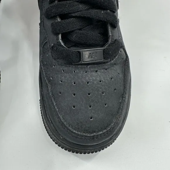 Nike Air Force 1 High Top Triple Black Sneakers
