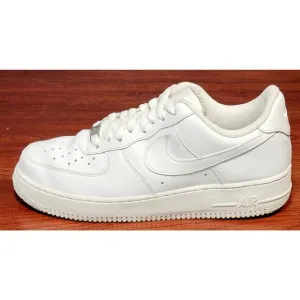 Nike Air Force 1 Low AF1 '07 Triple White - Mens Size 9 Shoes Sneakers 315122111