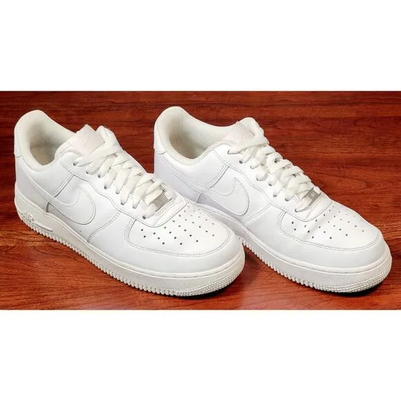 Nike Air Force 1 Low AF1 '07 Triple White - Mens Size 9 Shoes Sneakers 315122111