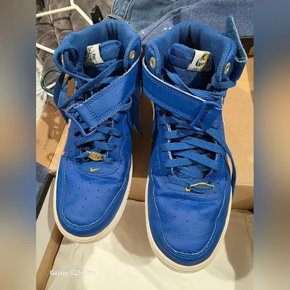 Nike Air Force 1 Mid '07 LV8 Blue High-Top Sneakers
