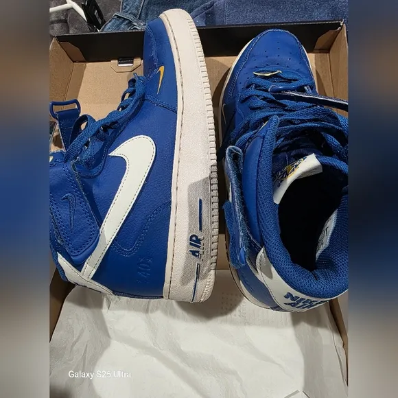 Nike Air Force 1 Mid '07 LV8 Blue High-Top Sneakers
