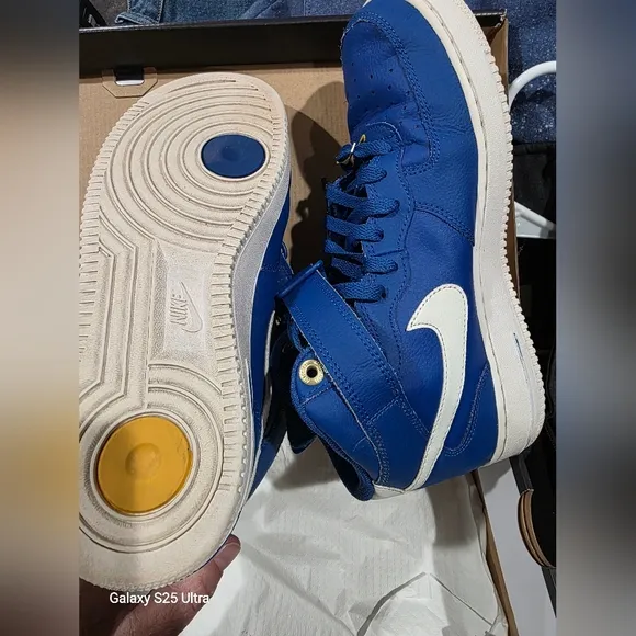 Nike Air Force 1 Mid '07 LV8 Blue High-Top Sneakers
