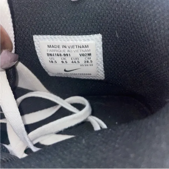 Nike Air Force 1 mid 2022 Black and White High-Top Sneakers