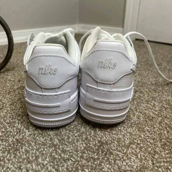 Nike Air Force 1’s White Platform Sneakers