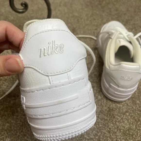 Nike Air Force 1’s White Platform Sneakers