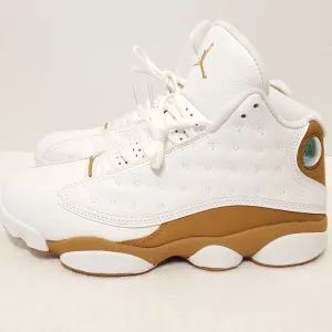 Nike Air Jordan 13 Retro 2016 Wheat White Women's Size 7 Lace Up High Top