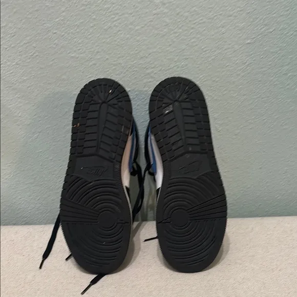Nike Air Jordan, Black and White High-Top Sneakers