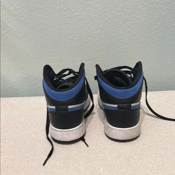 Nike Air Jordan, Black and White High-Top Sneakers