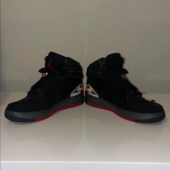 Nike Air Jordan Fusion 8 Varsity Red 2010 Size 6Y Black Red White
