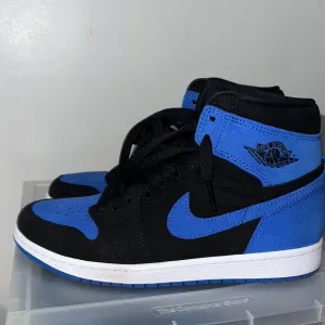 Nike Air Jordan High Top Black and Blue