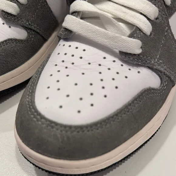 Nike Air Jordan High-Top Sneakers - Gray and White
