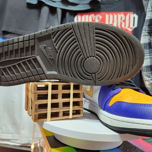 Nike Air Jordan High-Top Sneakers Lakers Colorway