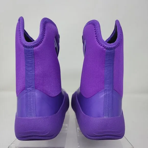 Nike Air Jordan Shoes Kids 2Y Purple Drip 23 Rain Snow Boots Logo Mid Sneakers