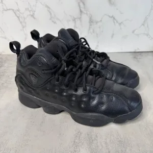 Nike Air Jordan Sneakers Boys Black US 6 Youth Hi-Top Jumpman Team 2 Smoke Grey