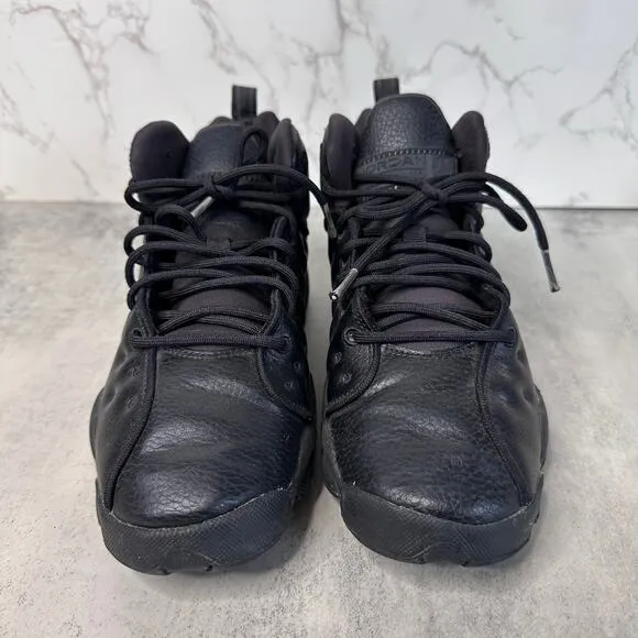 Nike Air Jordan Sneakers Boys Black US 6 Youth Hi-Top Jumpman Team 2 Smoke Grey
