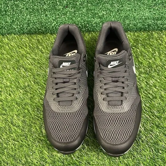 Nike Air Max 1 Golf Mens 8 Black White Spikeless‎ Shoes Sneaker Athletic NEW
