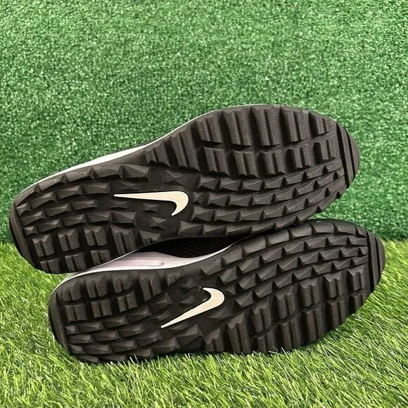 Nike Air Max 1 Golf Mens 8 Black White Spikeless‎ Shoes Sneaker Athletic NEW