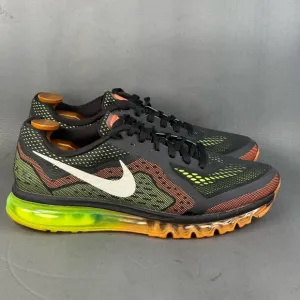 Nike Air Max 2014 'Atomic Orange Volt' athletic sneaker shoes men’s size 12