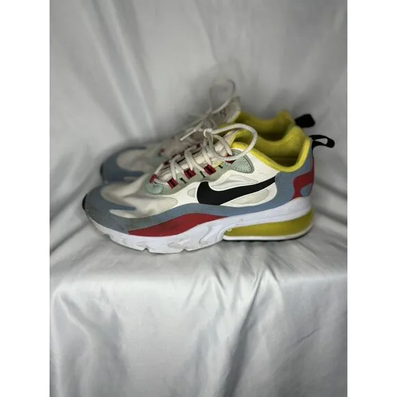 Nike Air Max 270 React Womens Size 7.5 Blue Athletic‎ Shoes Sneakers AT6174-002