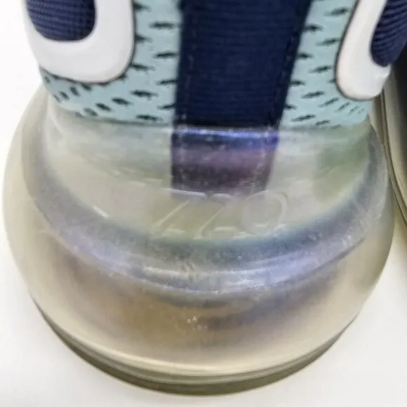 Nike Air Max 720 Northern Lights Day Womens Shoes 10 Metallic Silver Navy Blue