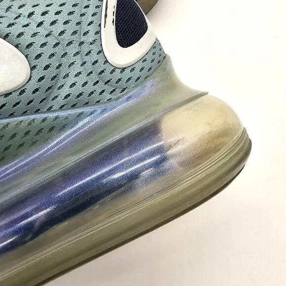 Nike Air Max 720 Northern Lights Day Womens Shoes 10 Metallic Silver Navy Blue