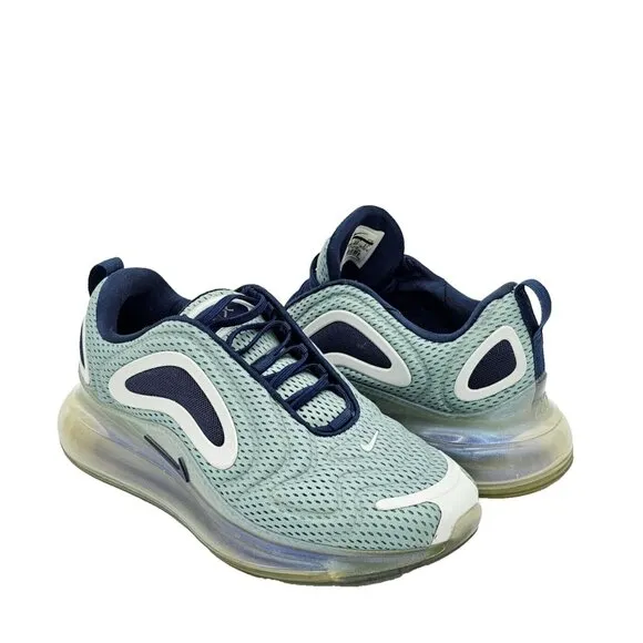 Nike Air Max 720 Northern Lights Day Womens Shoes 10 Metallic Silver Navy Blue