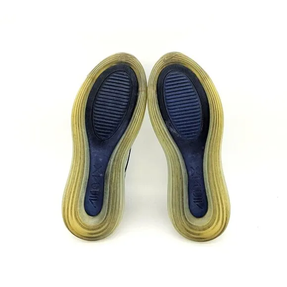 Nike Air Max 720 Northern Lights Day Womens Shoes 10 Metallic Silver Navy Blue