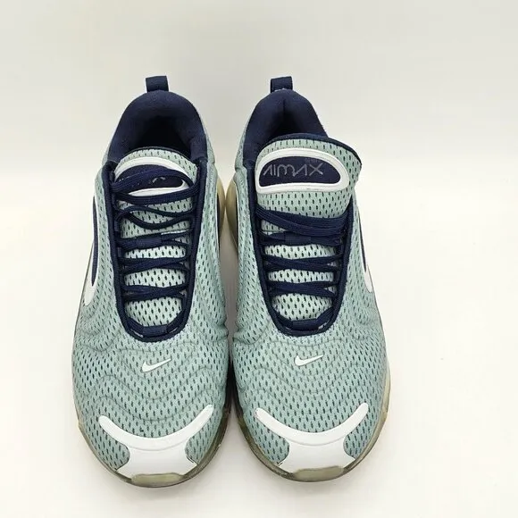 Nike Air Max 720 Northern Lights Day Womens Shoes 10 Metallic Silver Navy Blue