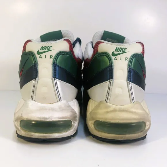 Nike Air Max 95 Mexico World Cup White/Red/Green 2006 609048-162 Size 8 No Box