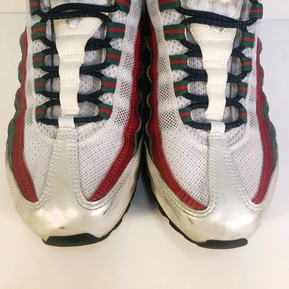 Nike Air Max 95 Mexico World Cup White/Red/Green 2006 609048-162 Size 8 No Box